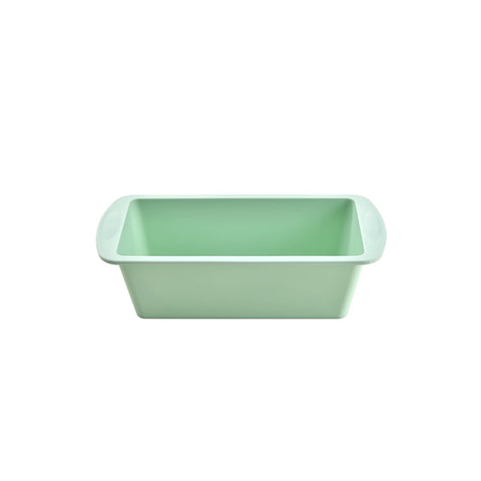 Moule à cake silicone vert – Format compact, souple et résistant