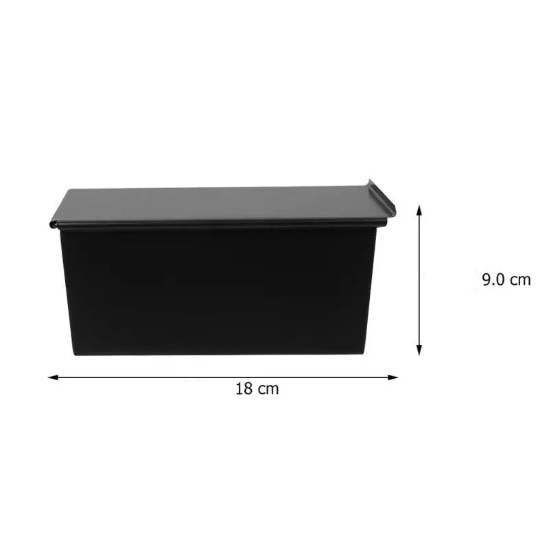 Moule à cake en carbone – 18 cm avec couvercle pour cake net