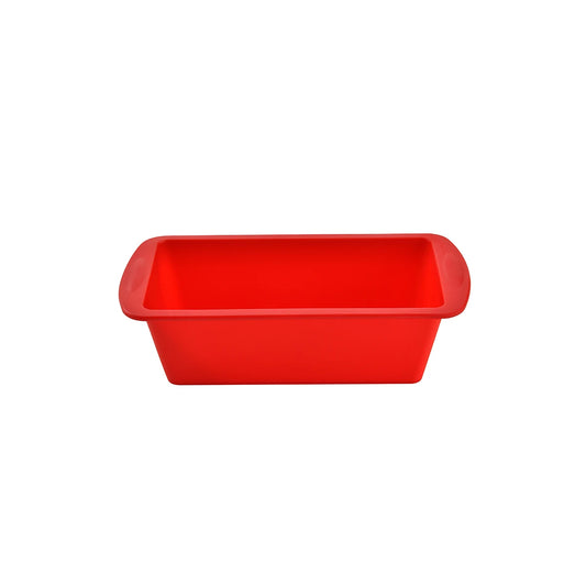 Moule à cake silicone – Rouge souple et antiadhésif 19,2 cm