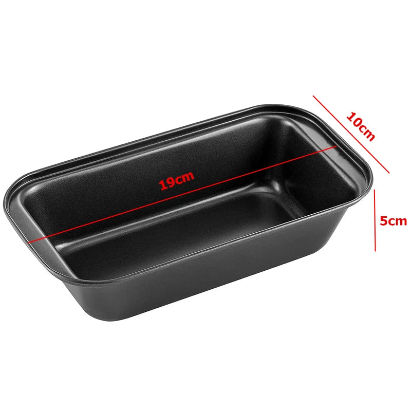 Moule à cake 19 cm antiadhésif – Compact et léger en acier carbone