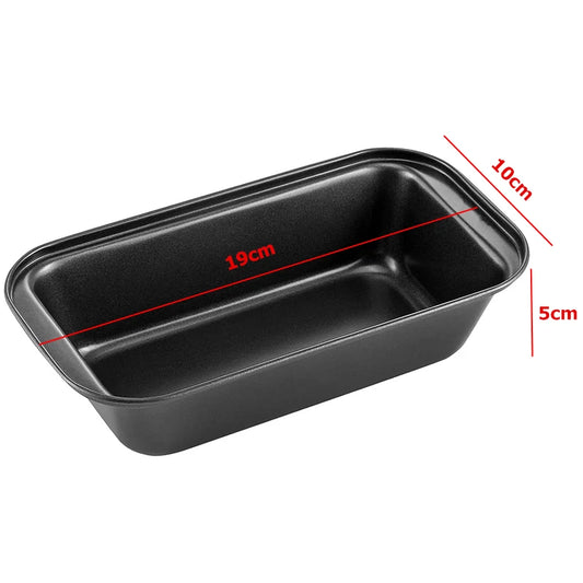 Moule à cake 19 cm antiadhésif – Compact et léger en acier carbone