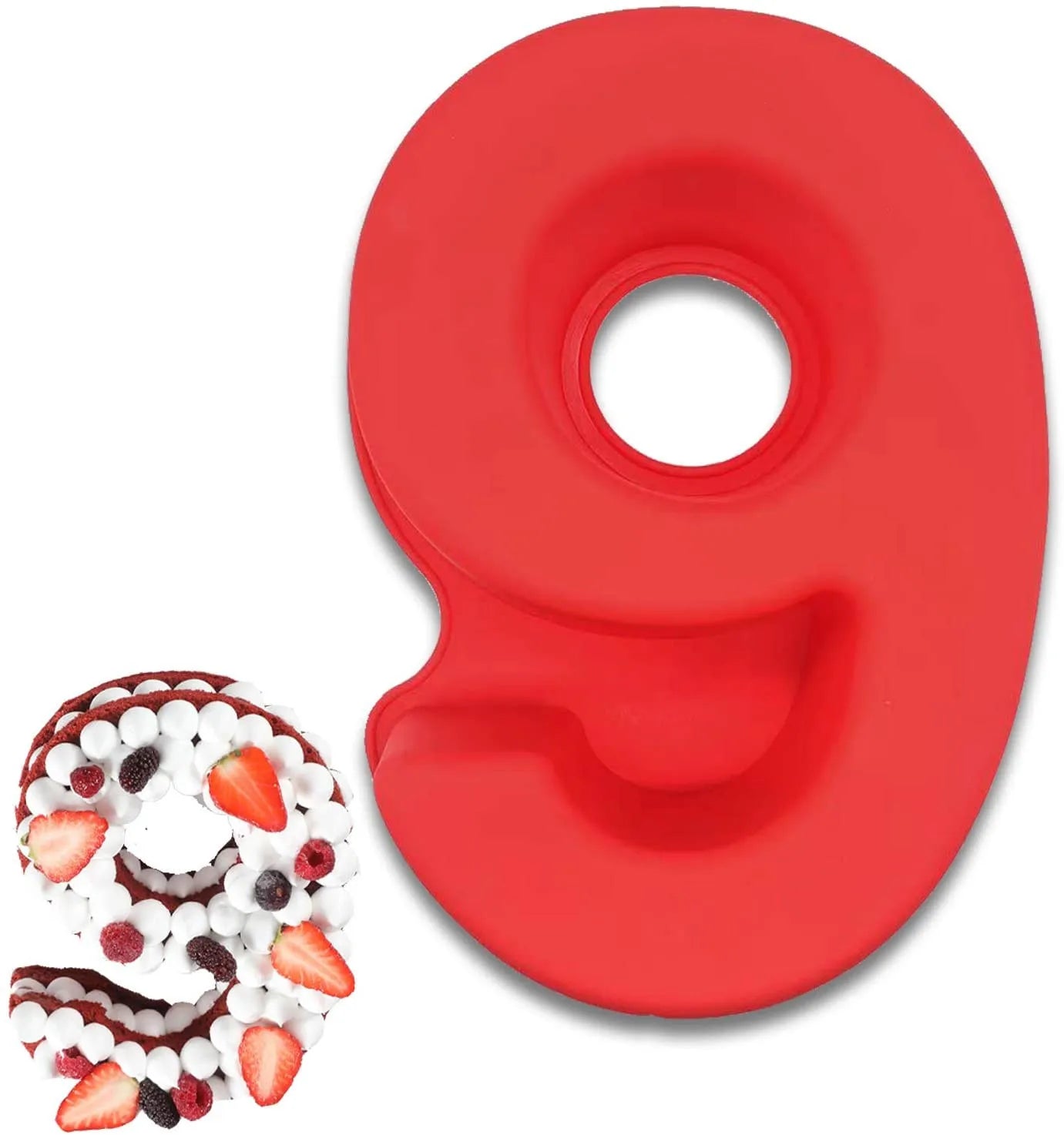 Moule à gâteau chiffre 9