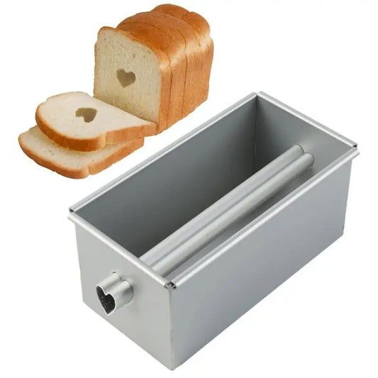 Moule à cake avec insert cœur – Grand format 18 cm en aluminium rigide
